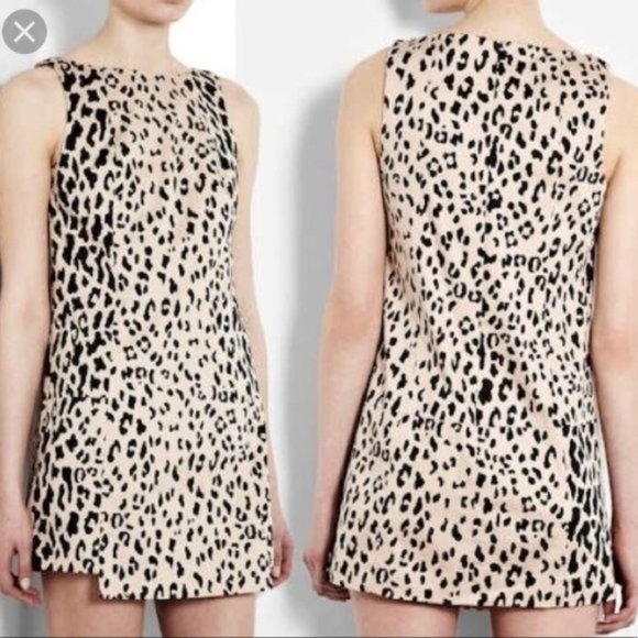 Tibi Dresses & Skirts - Tibi Animal Print Dress‎ Cotton Stretch Sateen, 10 - NWT